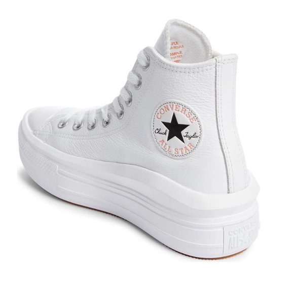 {Converse} Move platform high-top leather sneaker - Picture 2 of 6